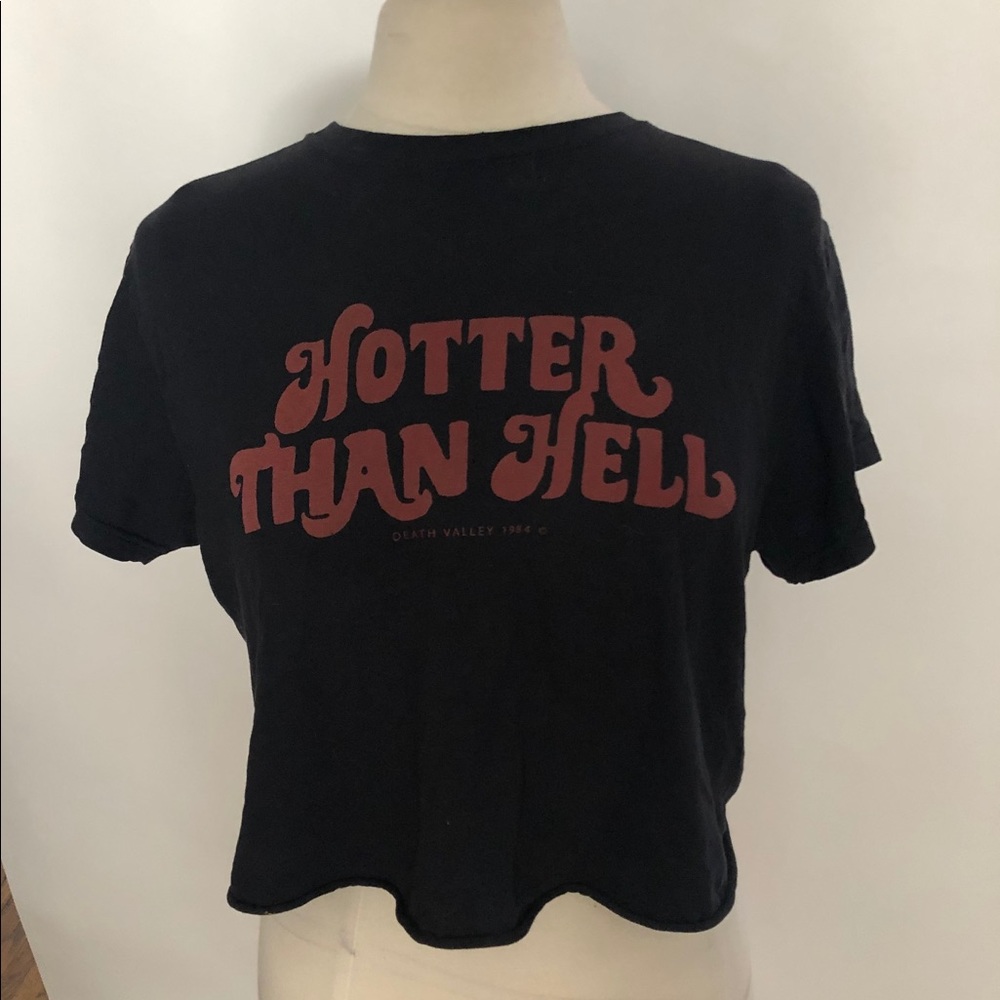 John Galt (Brandy Melville) Graphic Crop Tee